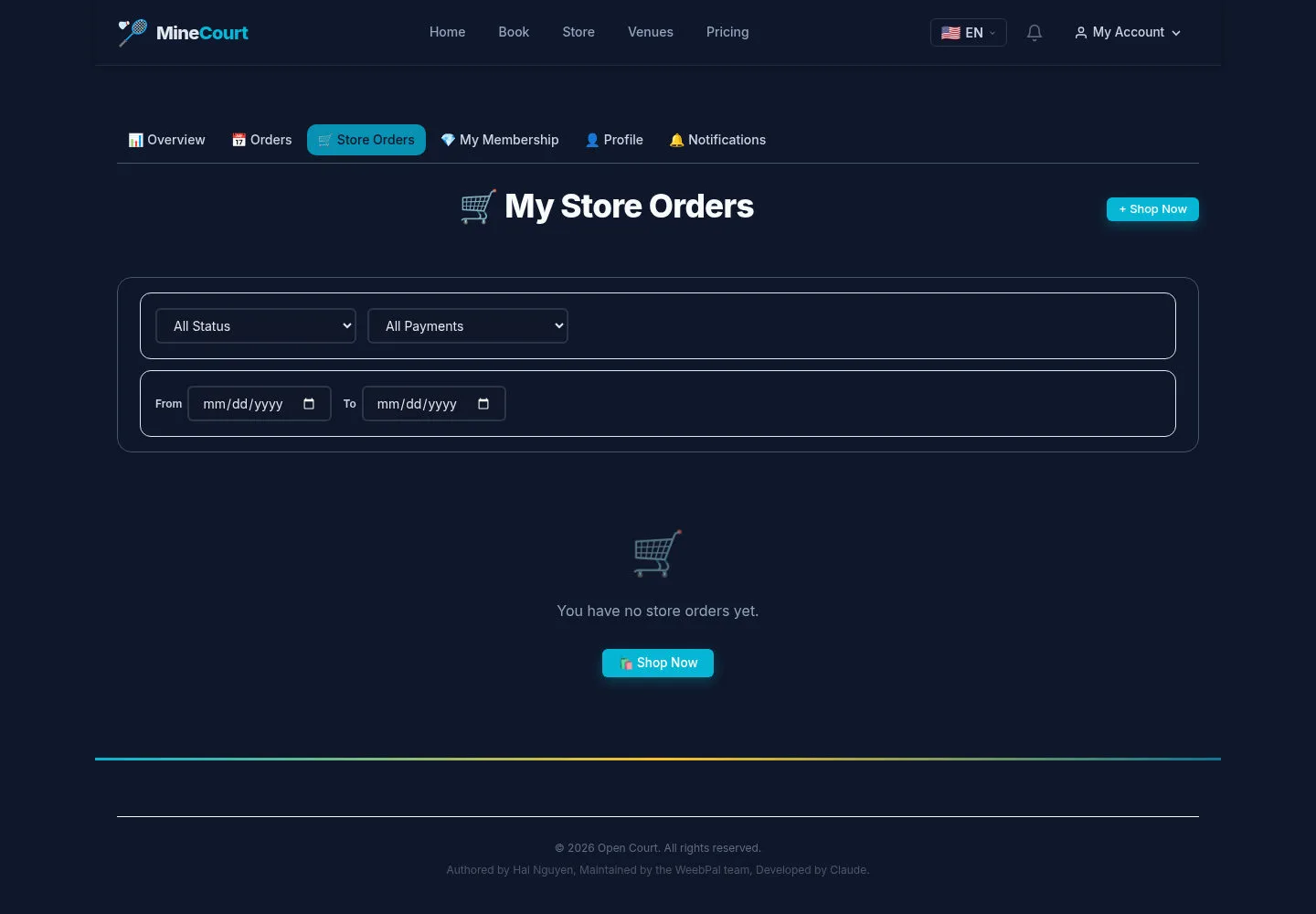 Find your store orders