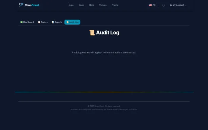 Audit Log (Finance) | MineCourt