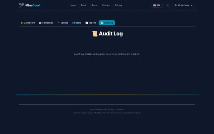 Audit Log | MineCourt