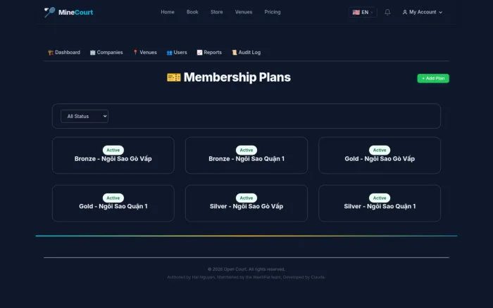 Membership Plans | MineCourt