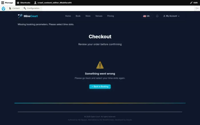 Checkout | MineCourt
