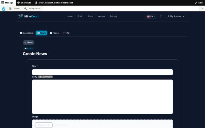 Create News | MineCourt