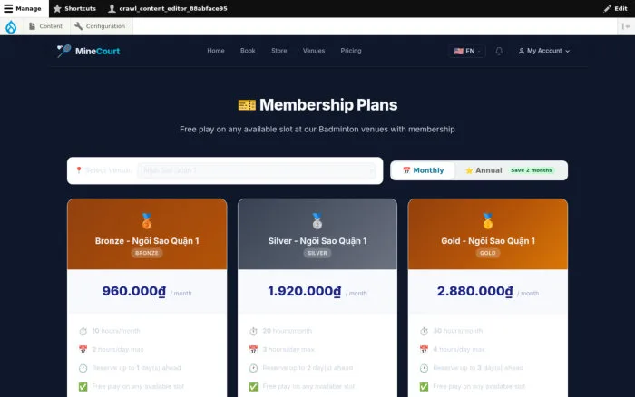 Membership Plans | MineCourt