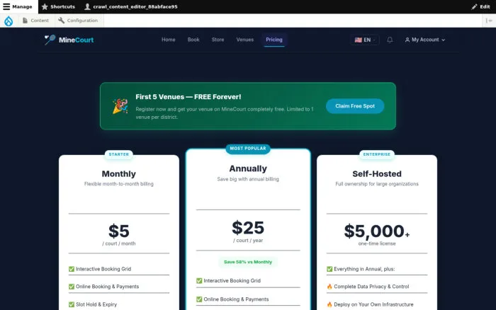 Pricing Plans | MineCourt