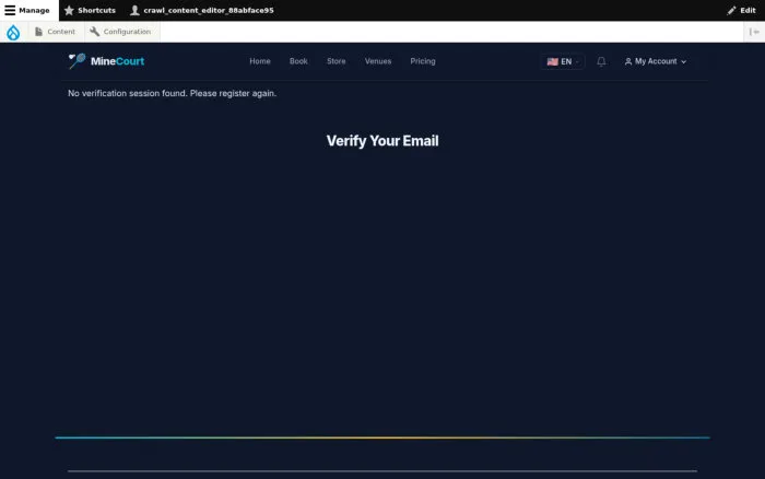 Verify Your Email | MineCourt
