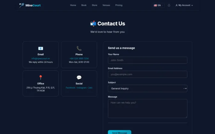 Contact Us | MineCourt