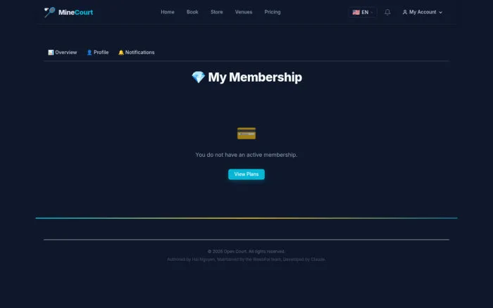 My Membership | MineCourt