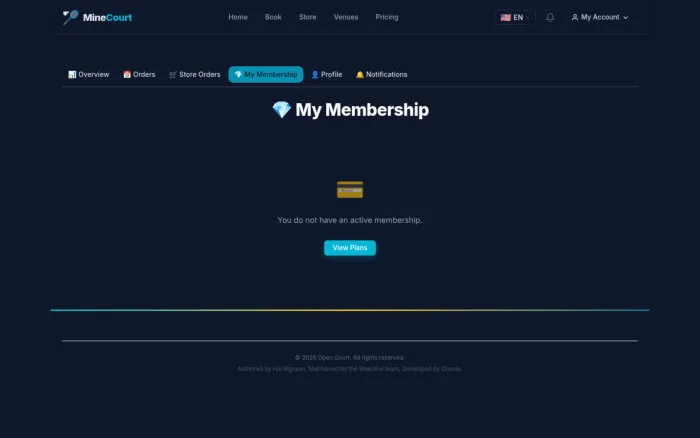 My Membership | MineCourt