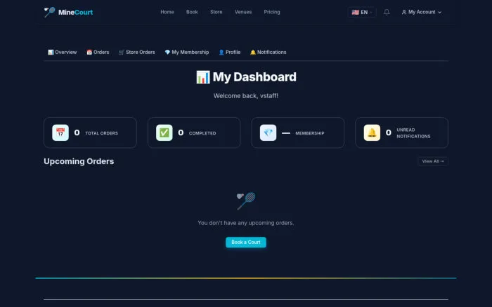 My Dashboard | MineCourt