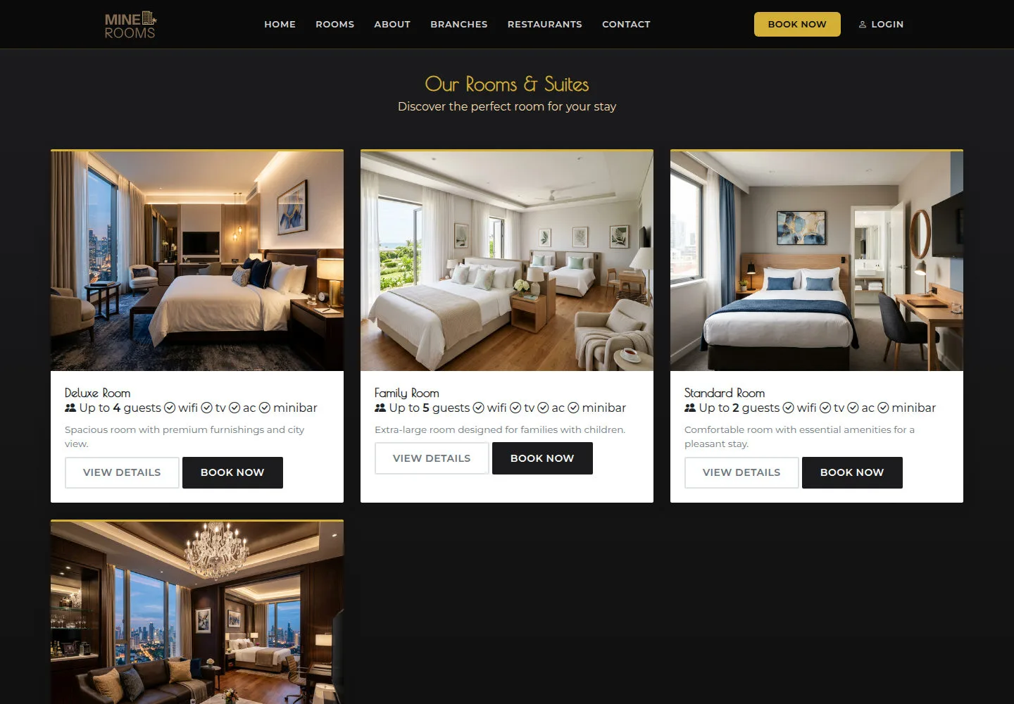 Compare room types