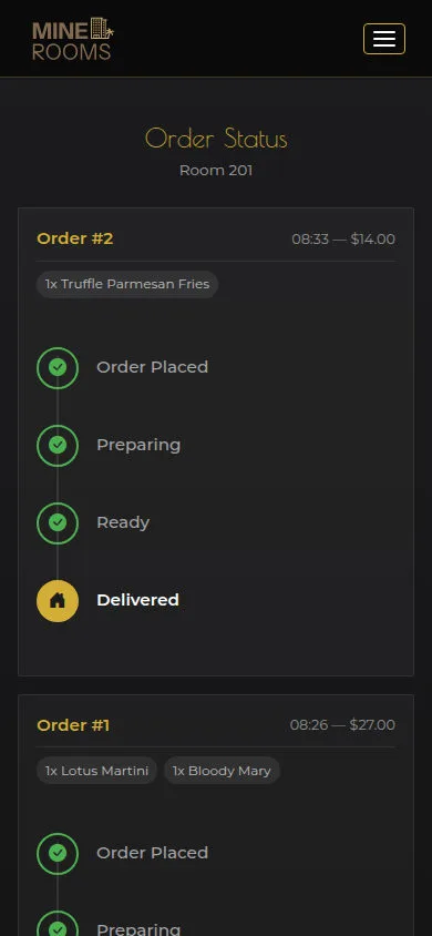 Read order status