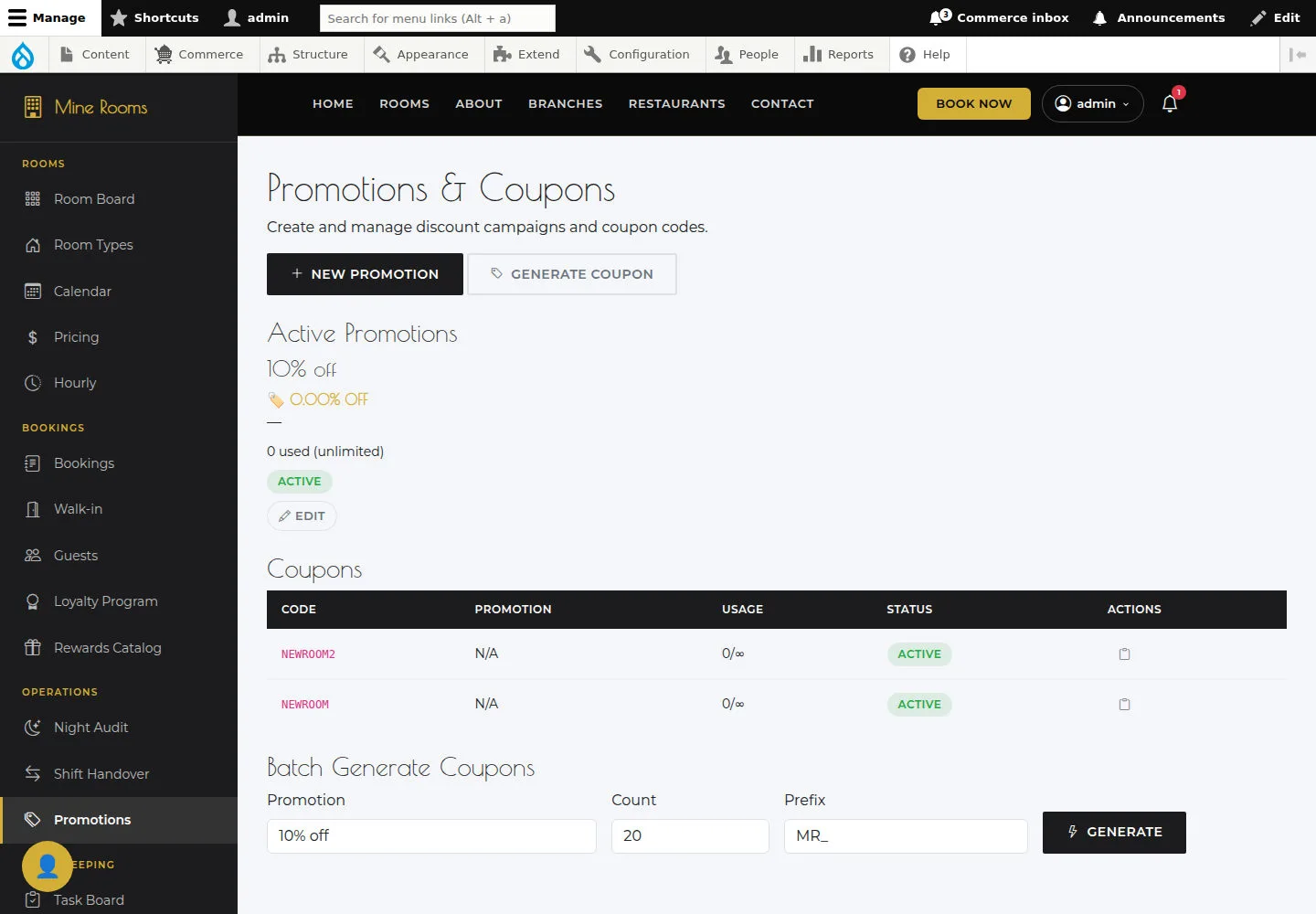 Read Promotions & Coupons