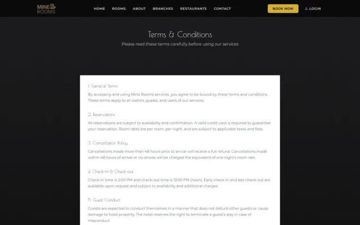 Terms & Conditions