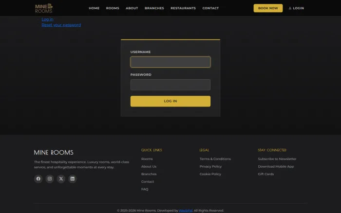 Log in