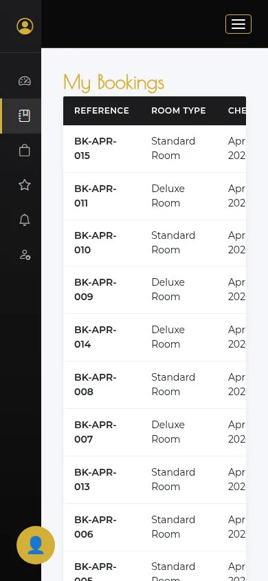 My Bookings