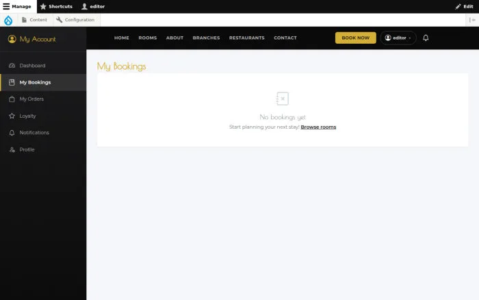 My Bookings