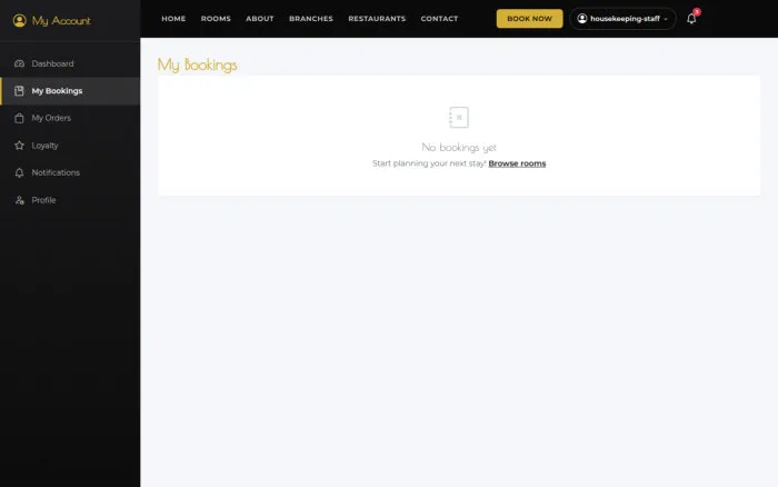 My Bookings