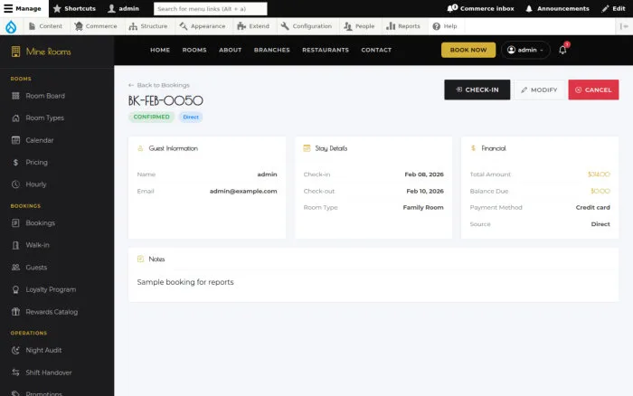 Booking BK-FEB-0050