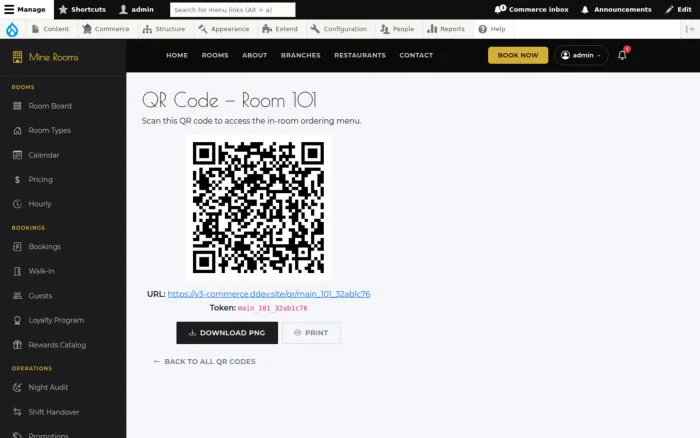 Room QR Code