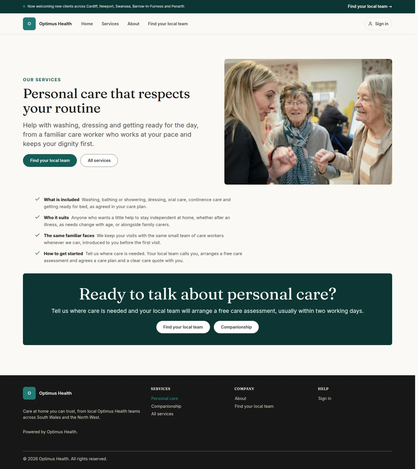 Read a service detail