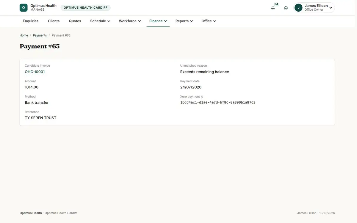Payment #63