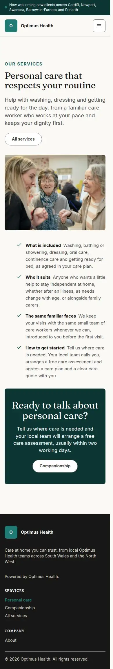 Personal care that respects your routine