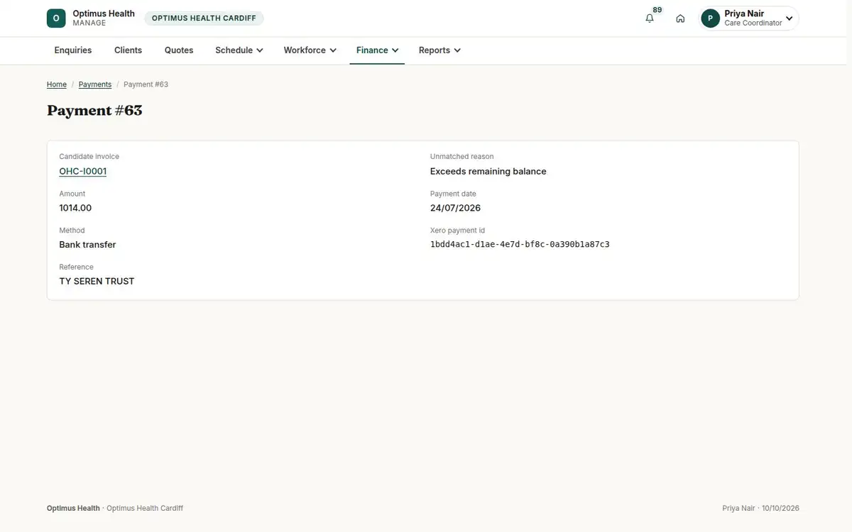 Payment #63