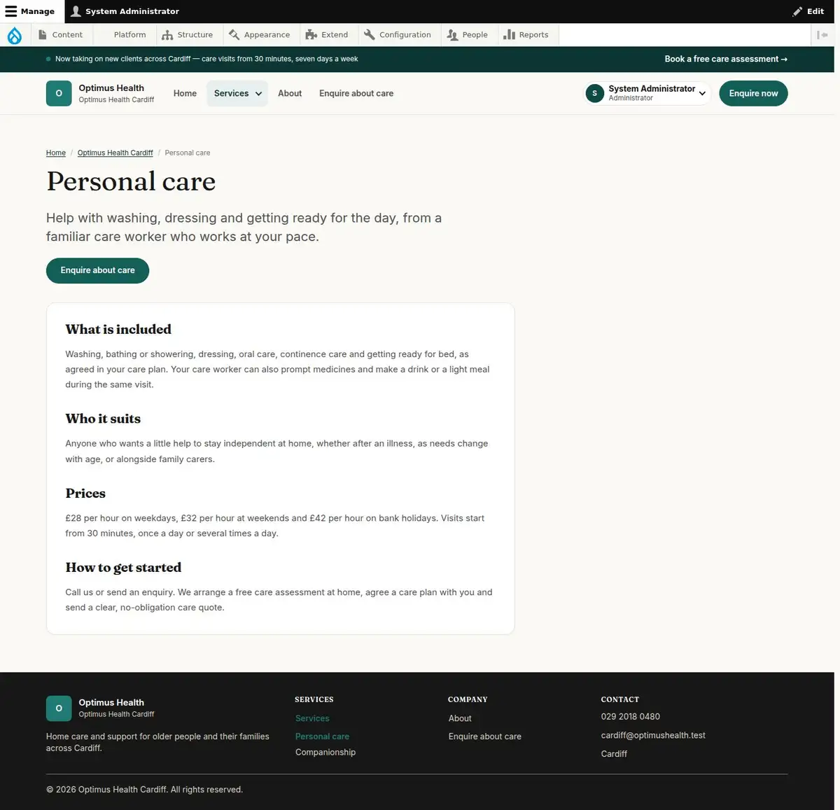 Personal care