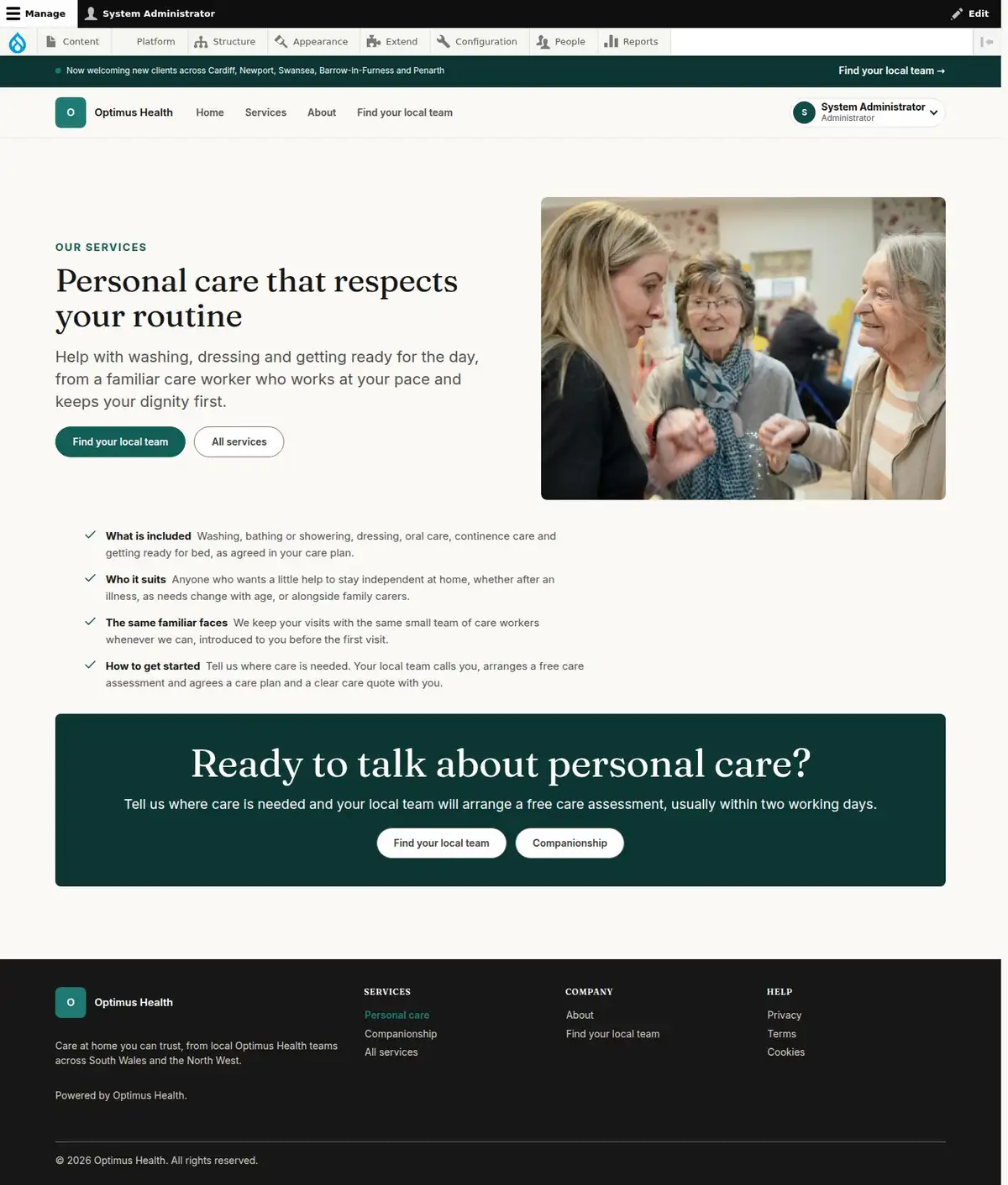 Personal care that respects your routine