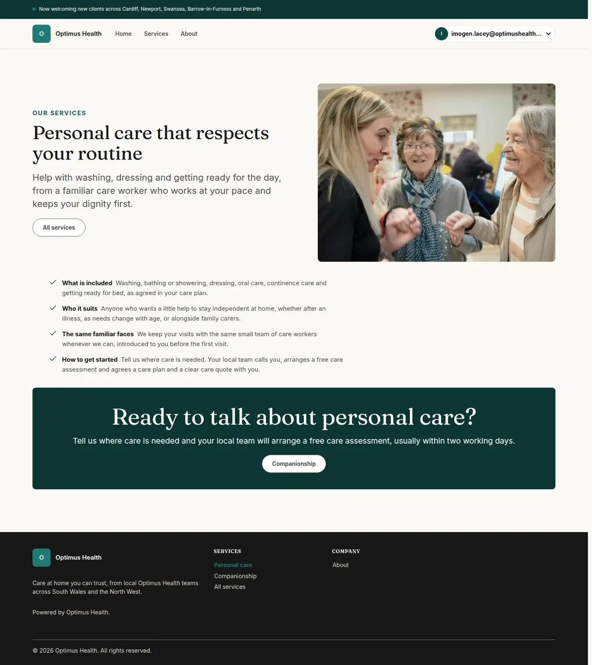 Personal care that respects your routine