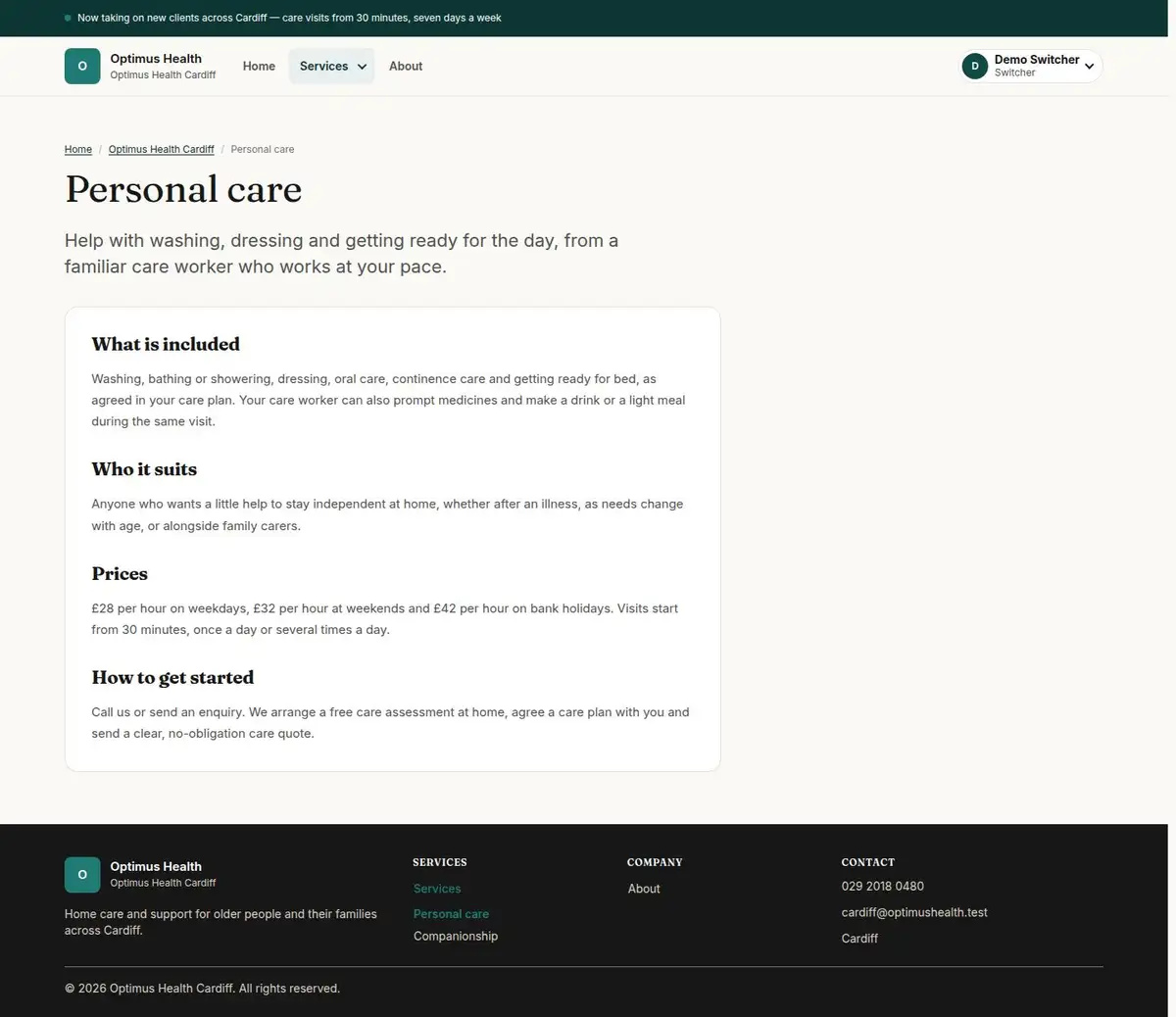 Personal care