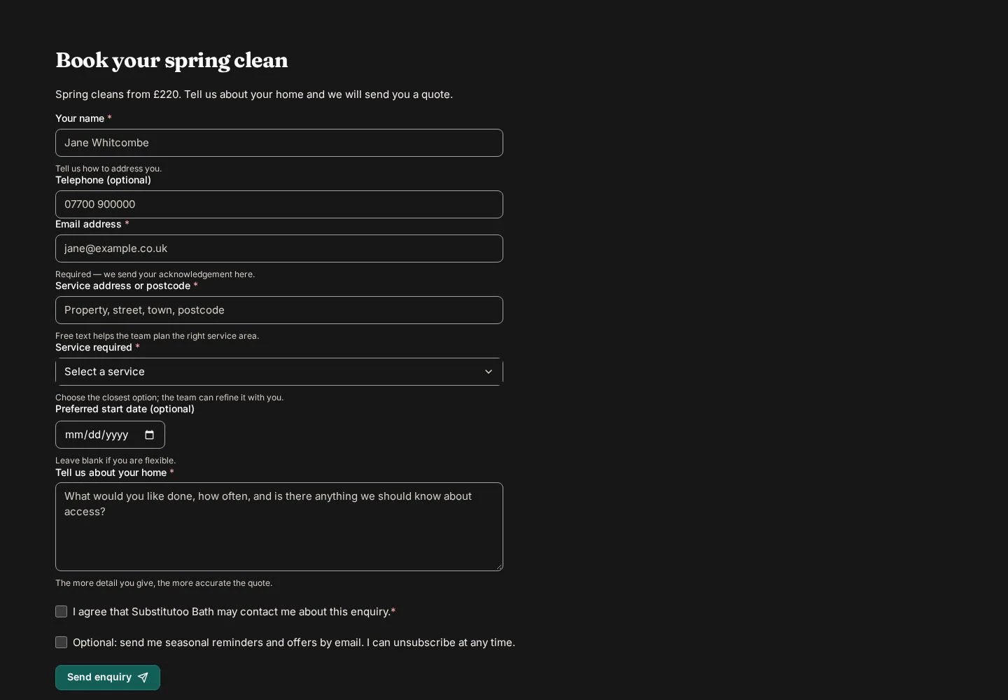 Review a campaign-specific widget