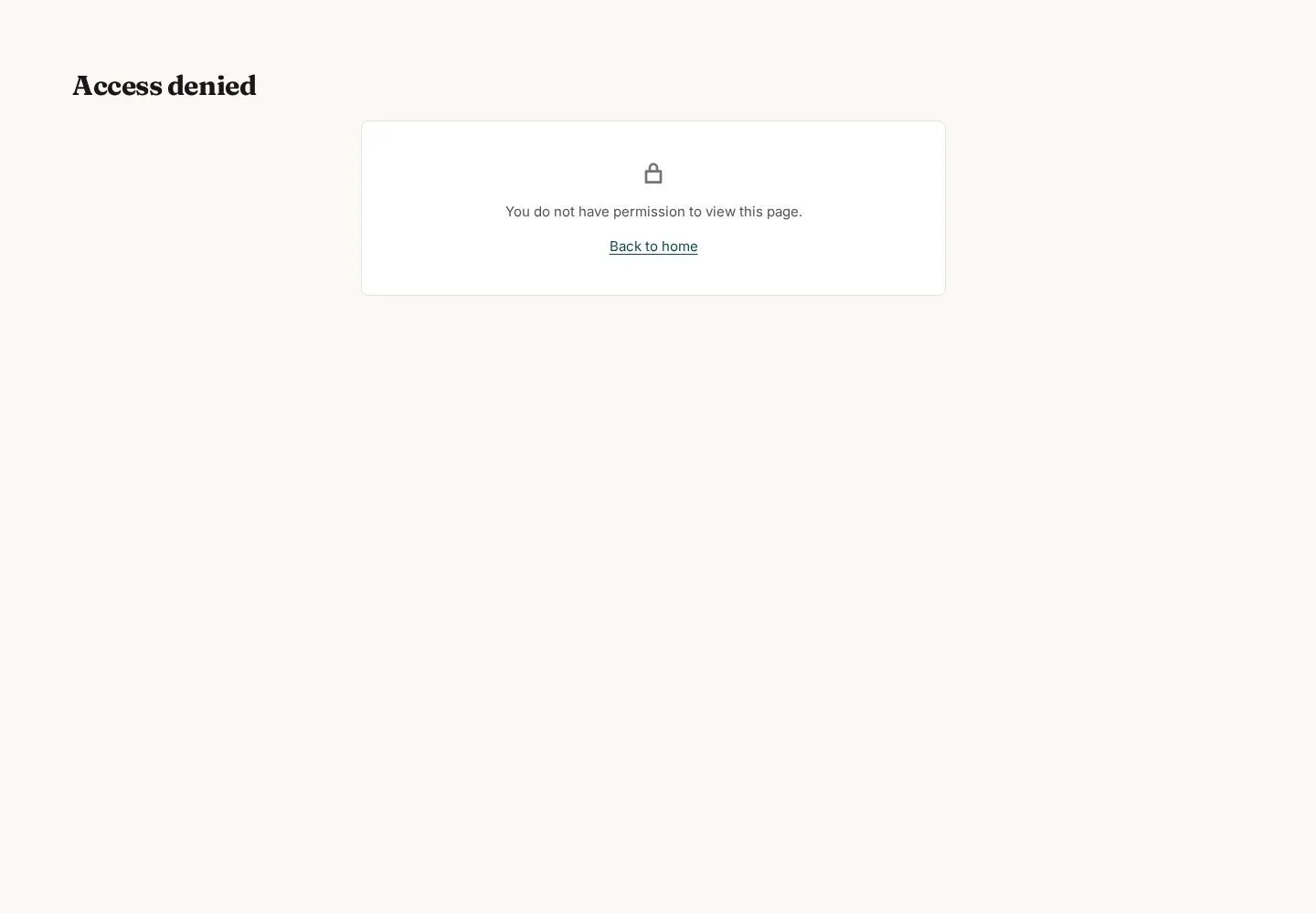 Record the denied switching route