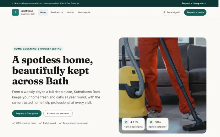 A spotless home, beautifully kept across Bath