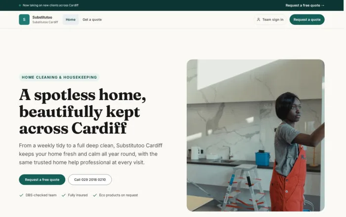 A spotless home, beautifully kept across Cardiff