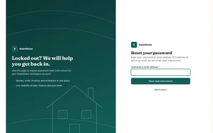 Reset your password