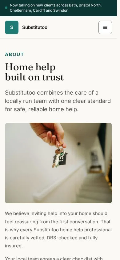 Home help built on trust