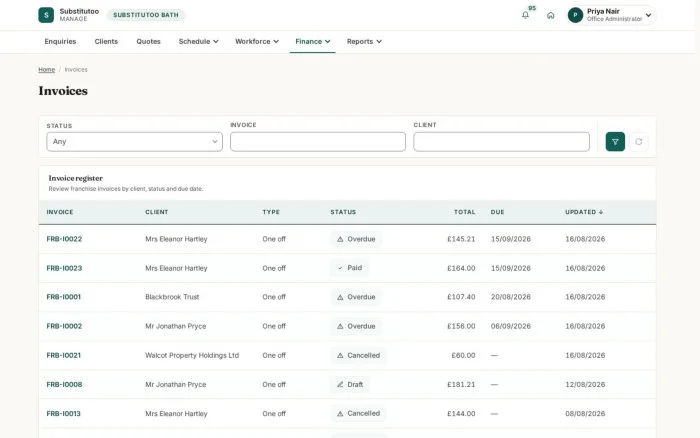 Invoices
