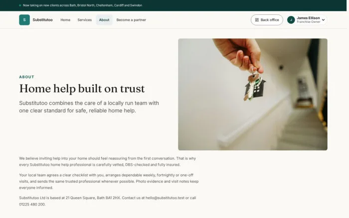 Home help built on trust