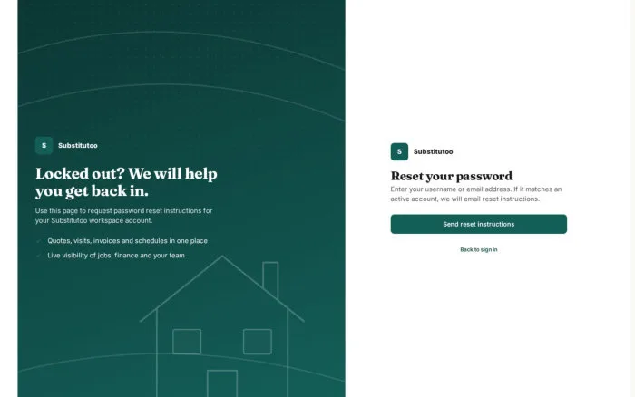 Reset your password