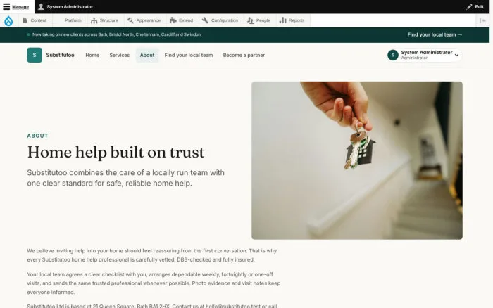 Home help built on trust