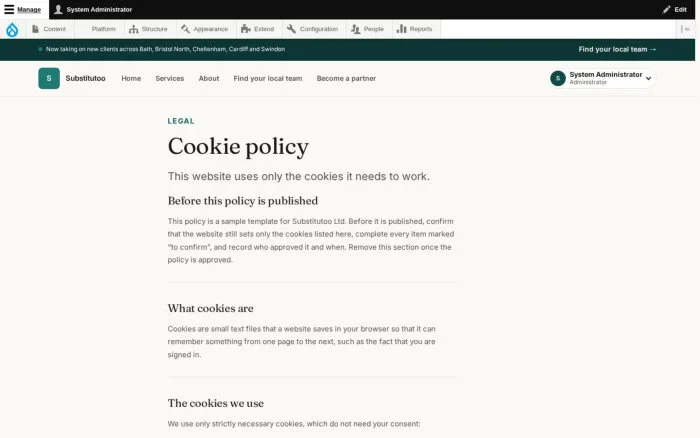 Cookie policy