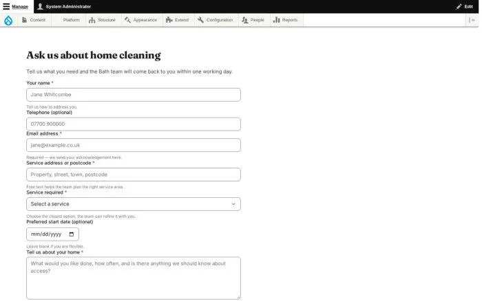 Ask us about home cleaning