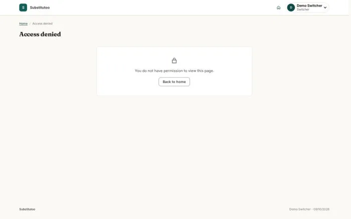 Access denied